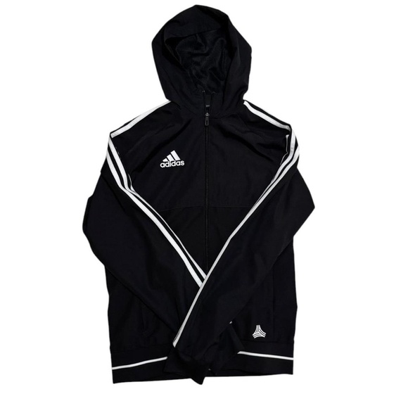 ✰black Adidas windbreaker in a men's size small✰ - Picture 1 of 4
